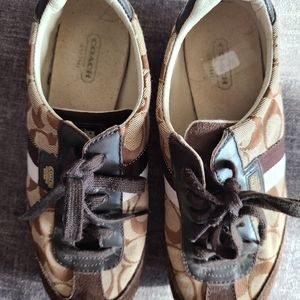 Vintage logo Coach sneakers